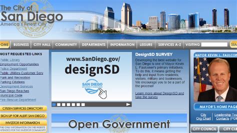 san diego city website.